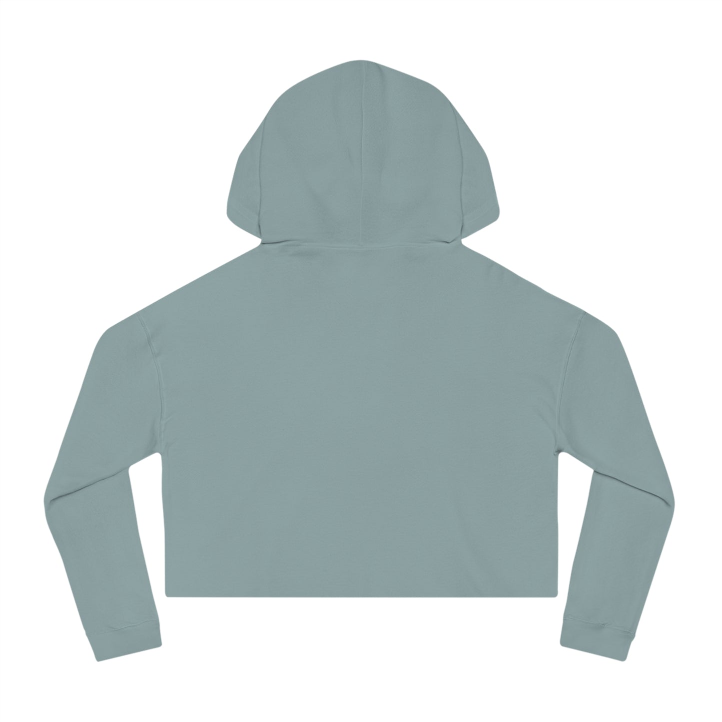 Messy Bun and Muddy Boots Women’s Cropped Hooded Sweatshirt
