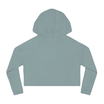 Messy Bun and Muddy Boots Women’s Cropped Hooded Sweatshirt
