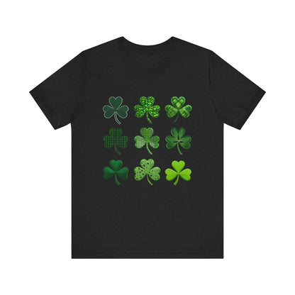 Clover 3x3 design Unisex Jersey Short Sleeve Tee