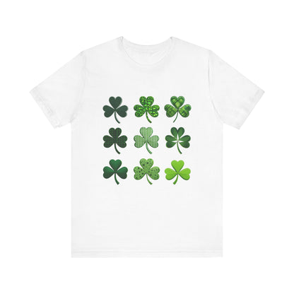 Clover 3x3 design Unisex Jersey Short Sleeve Tee